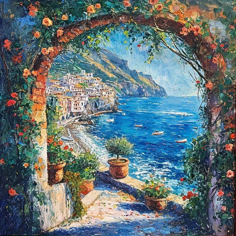 vedere fermecătoare la mare puzzle online