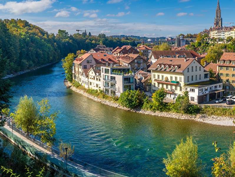 Berne - une ville au bord de l'Aar puzzle en ligne