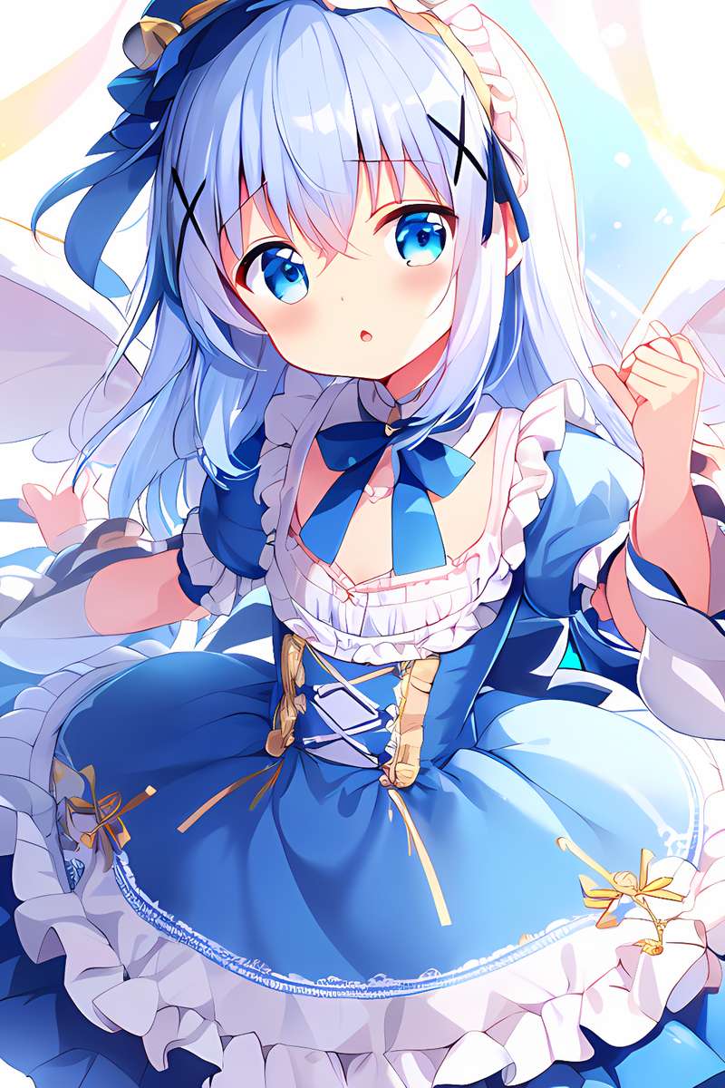 Hard Chino Kafuu Puzzle Gochiusa jigsaw puzzle online