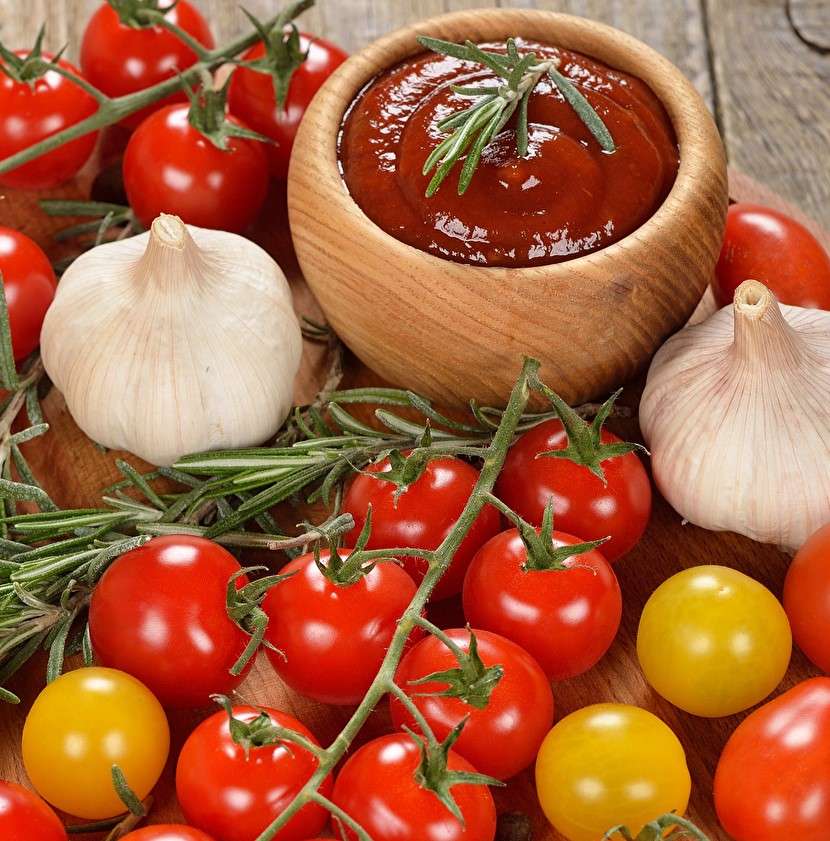 Tomates pour le ketchup puzzle en ligne