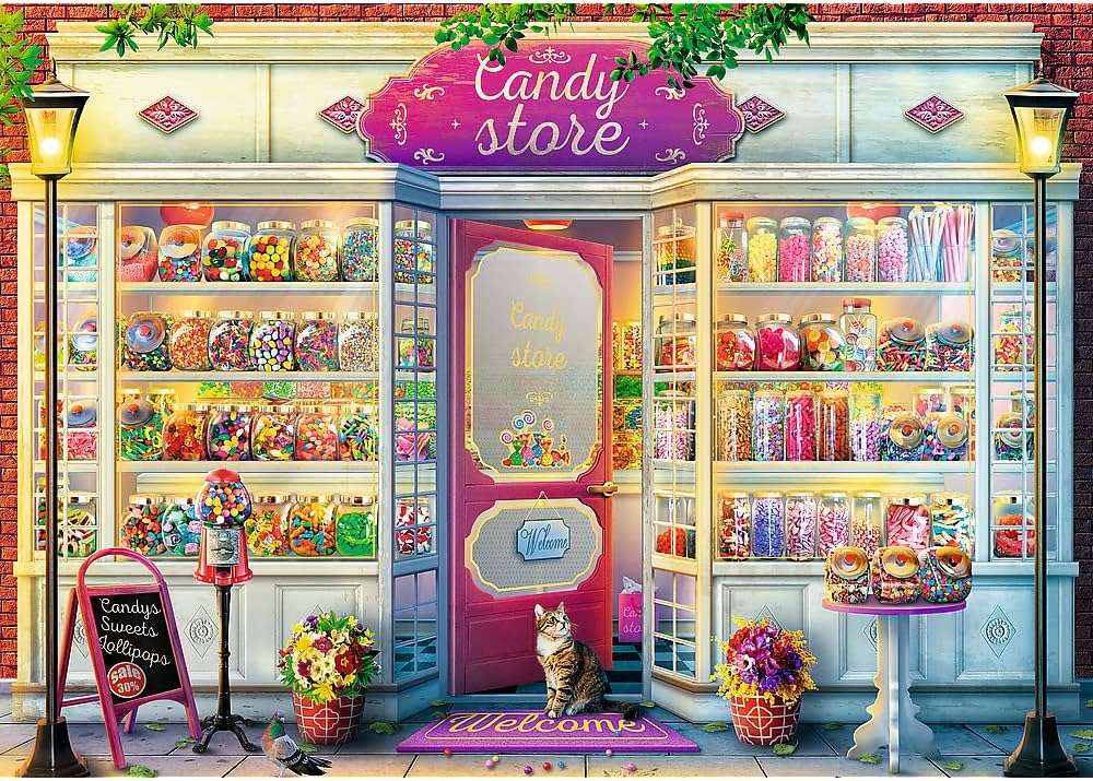 Candy store online puzzle