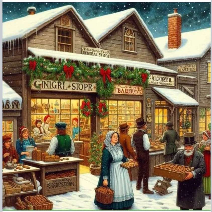 Christmas at the Bakery jigsaw puzzle online