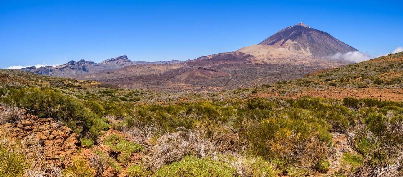 Národní park Teide, Panorama, Sopka online puzzle