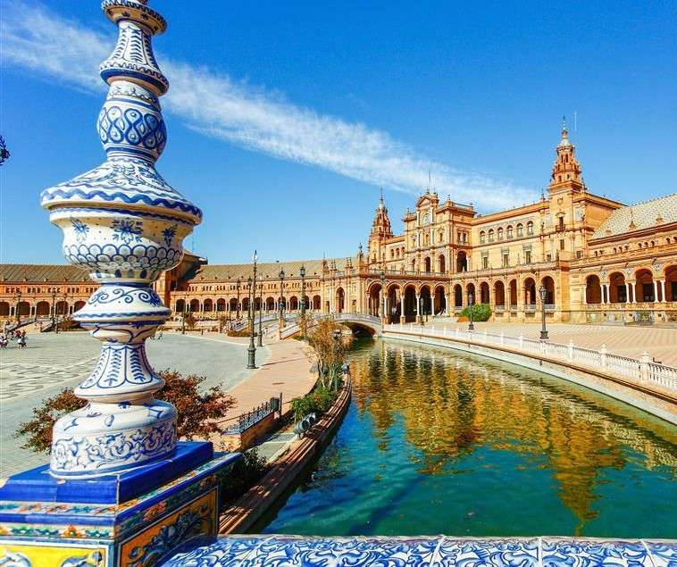 Plaza de España v Seville online puzzle