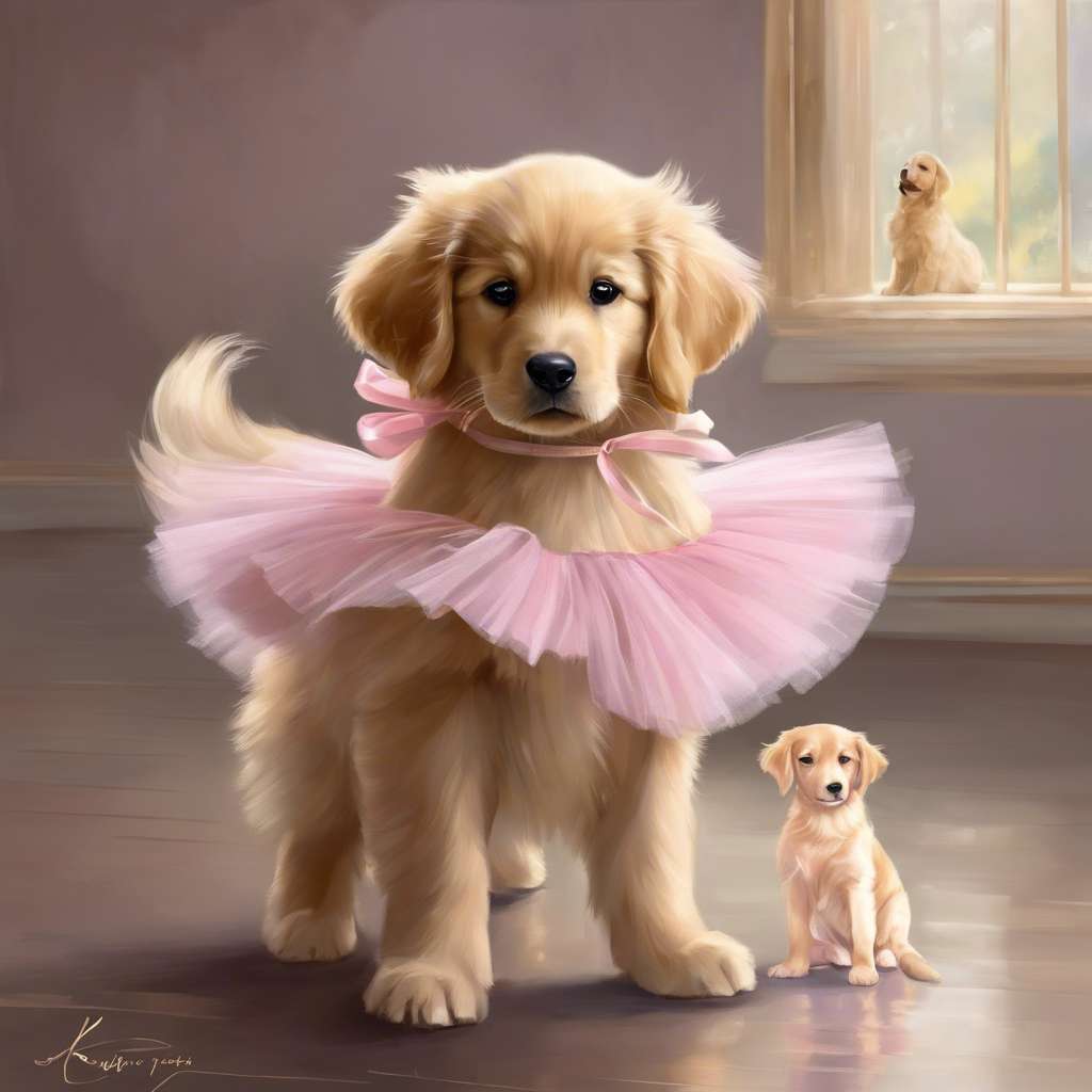 Ballerina-hond legpuzzel online