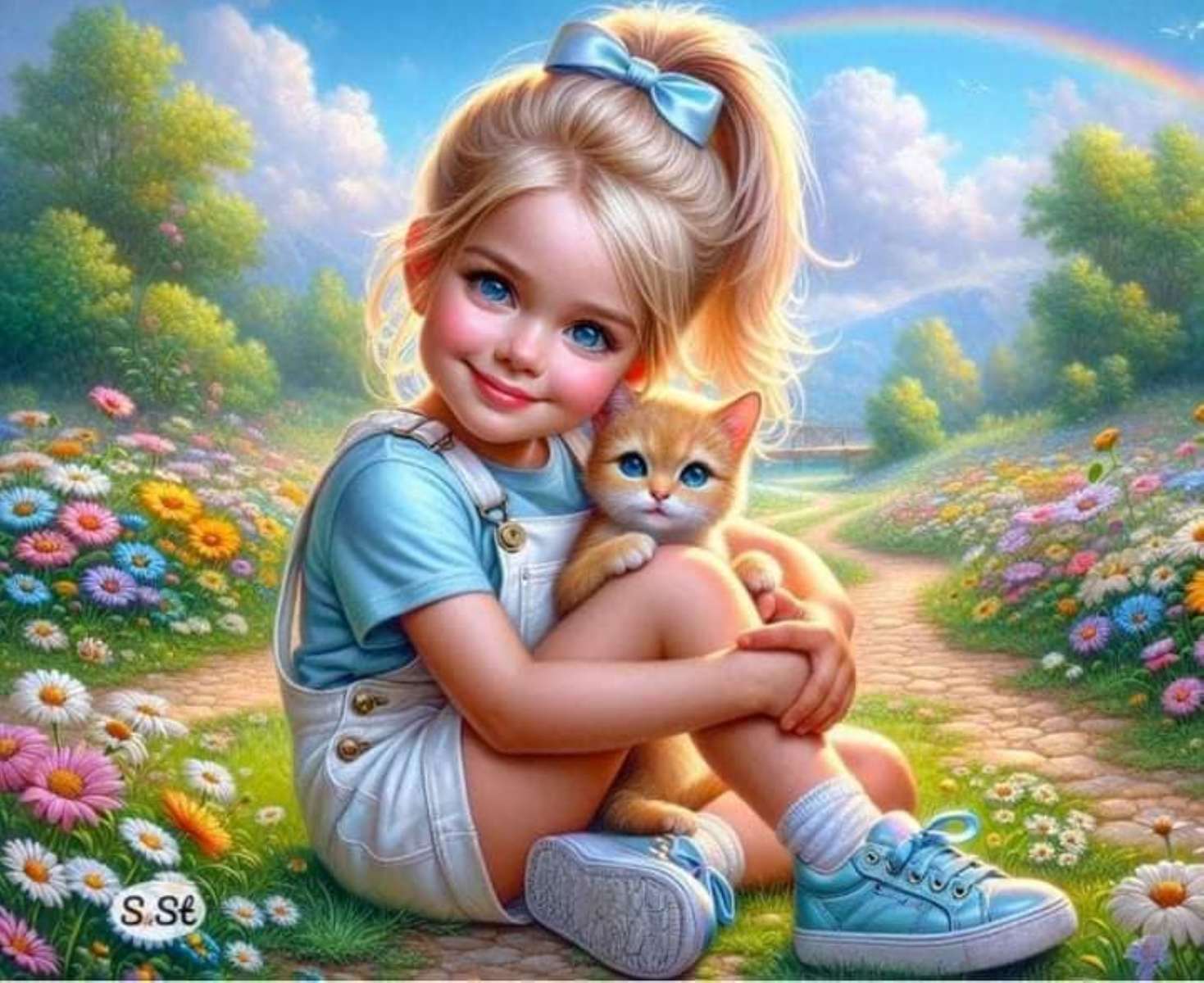 cute little girl jigsaw puzzle online