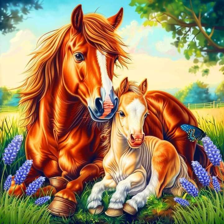 two horses jigsaw puzzle online