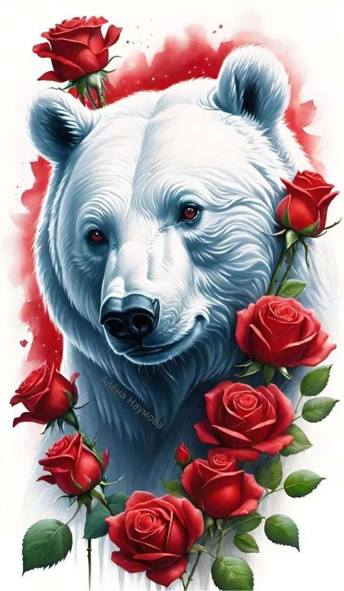 orso bianco puzzle online