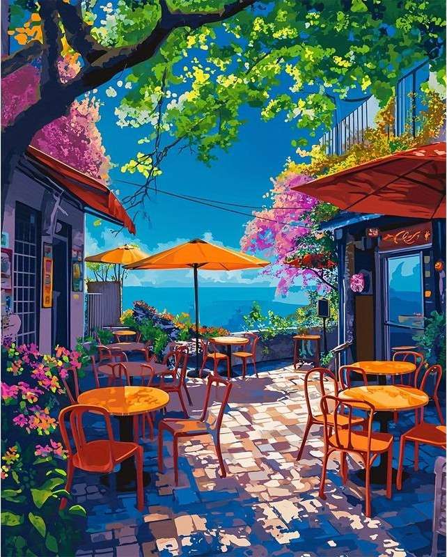 jardim do café puzzle online