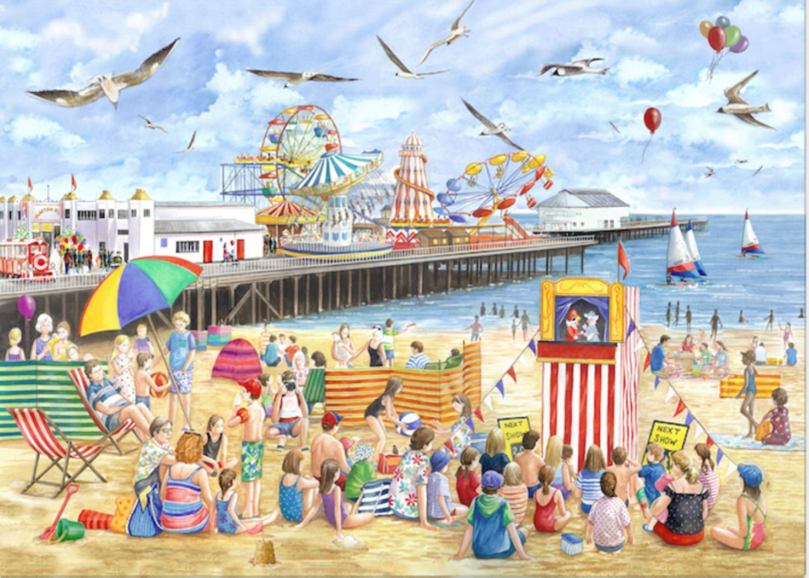 Beach theater jigsaw puzzle online