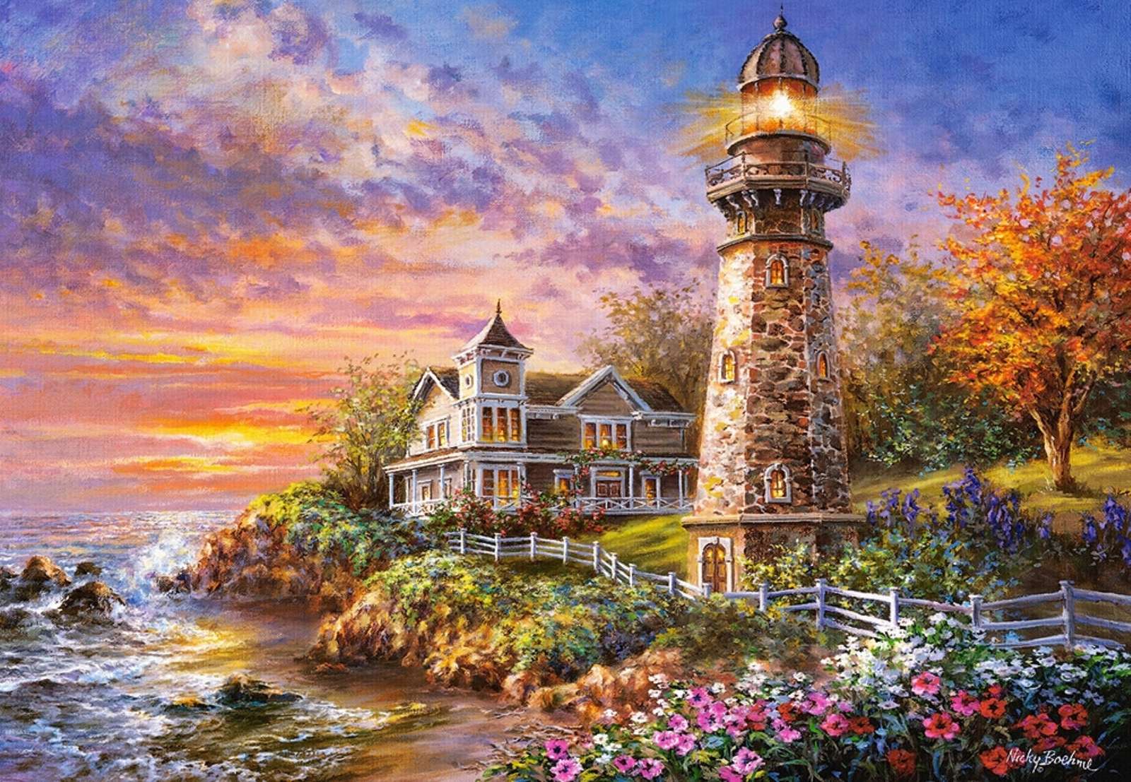 la maison du phare puzzle en ligne