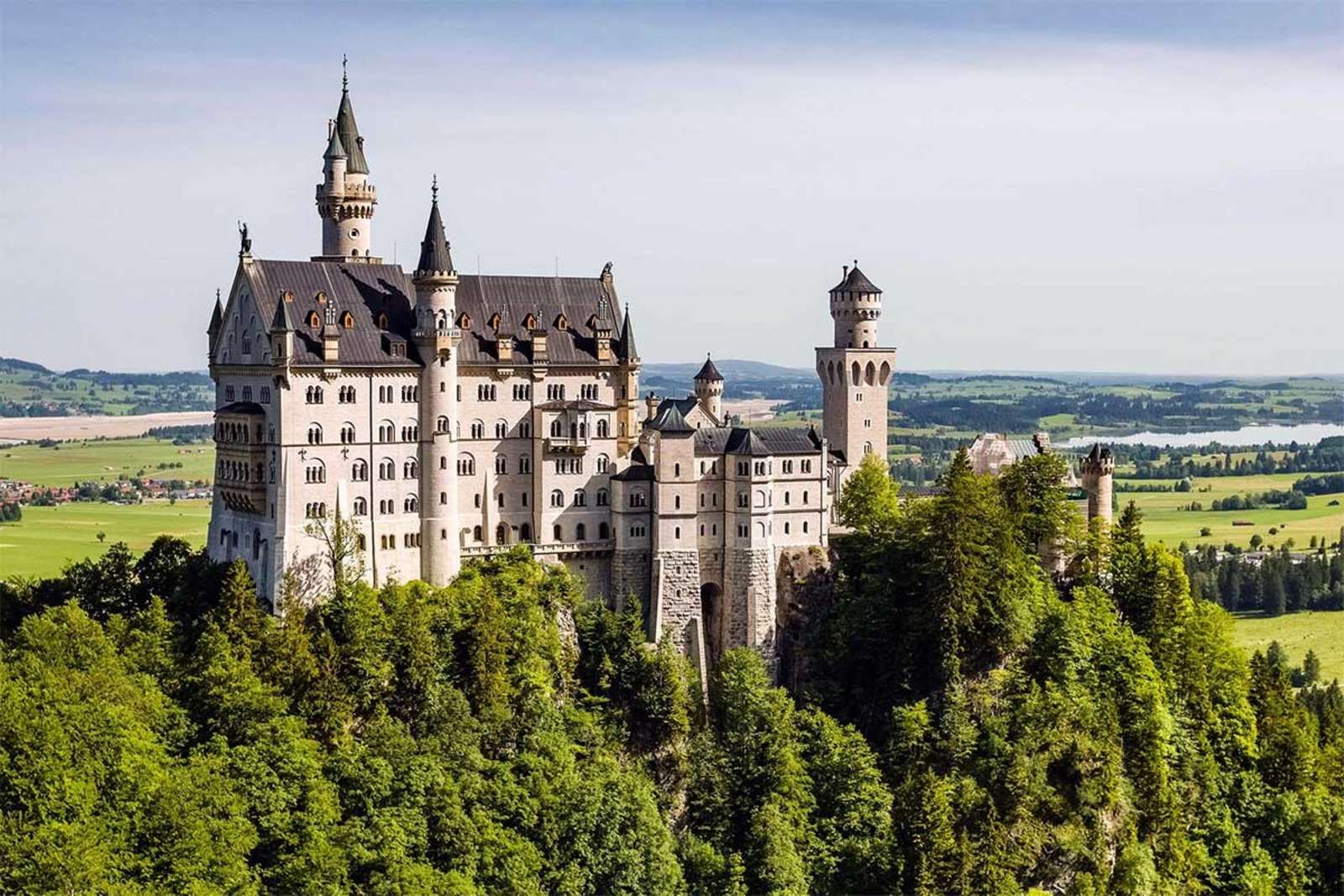 Neuschwanstein slott, Tyskland pussel på nätet