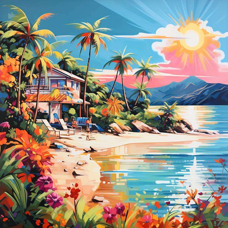 vacanta in Hawaii jigsaw puzzle online