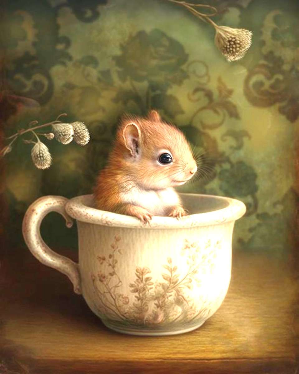 a small animal in a cup online puzzle