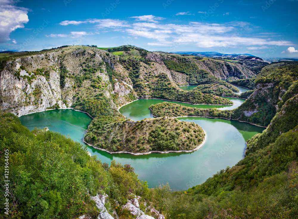 Río Uvac Serbia rompecabezas en línea