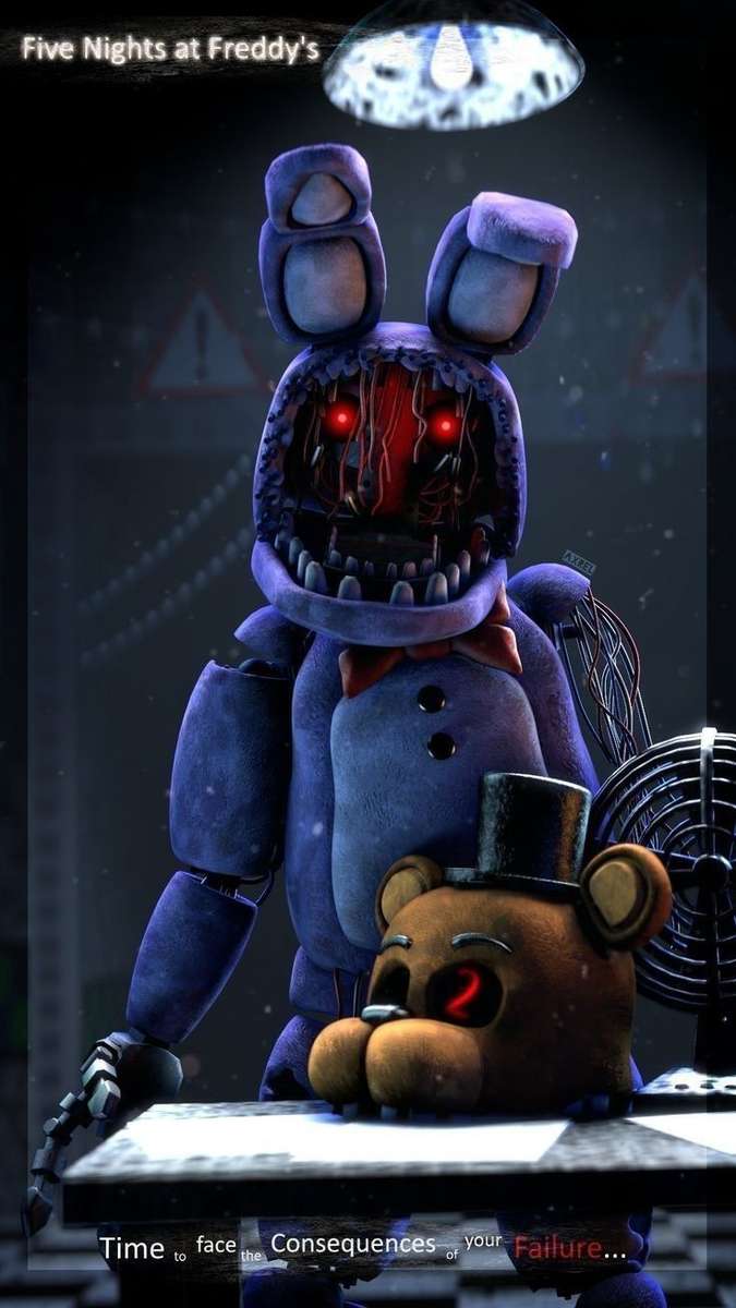 Verwelkte Bonnie | FNaF Online-Puzzle