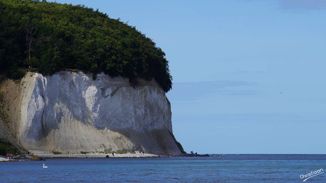 Білі скелі, Балтійське море пазл онлайн