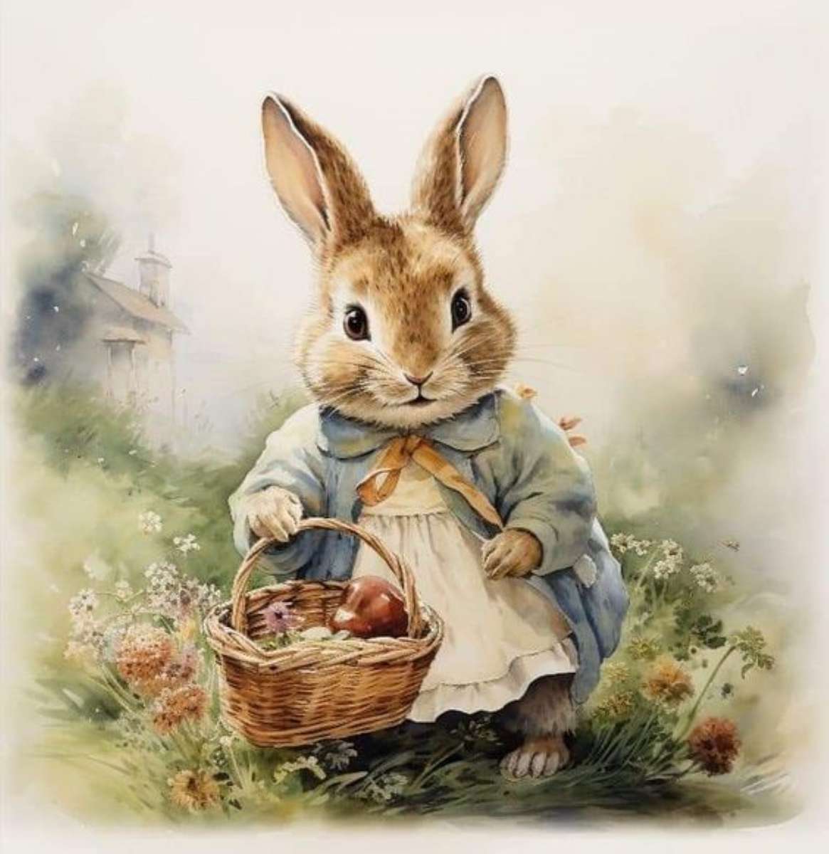 Madame Rabbit erledigte ihre Einkäufe Puzzlespiel online