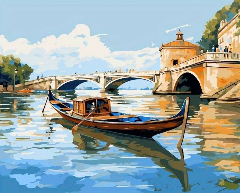 gondola on the Venice canal jigsaw puzzle online