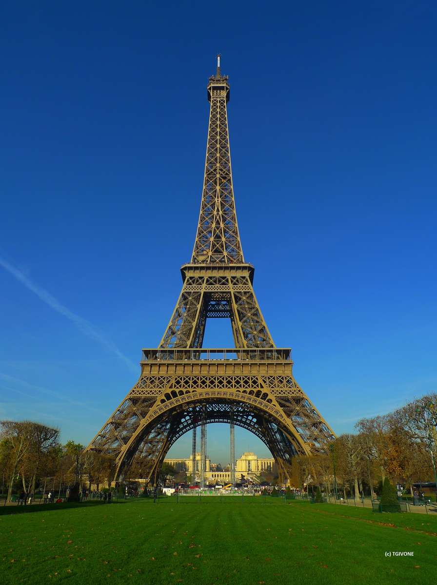 Eiffel tower online puzzle