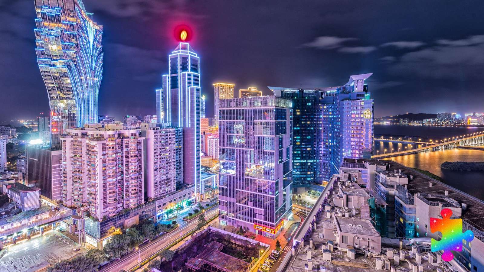 Città di Macao, Cina puzzle online