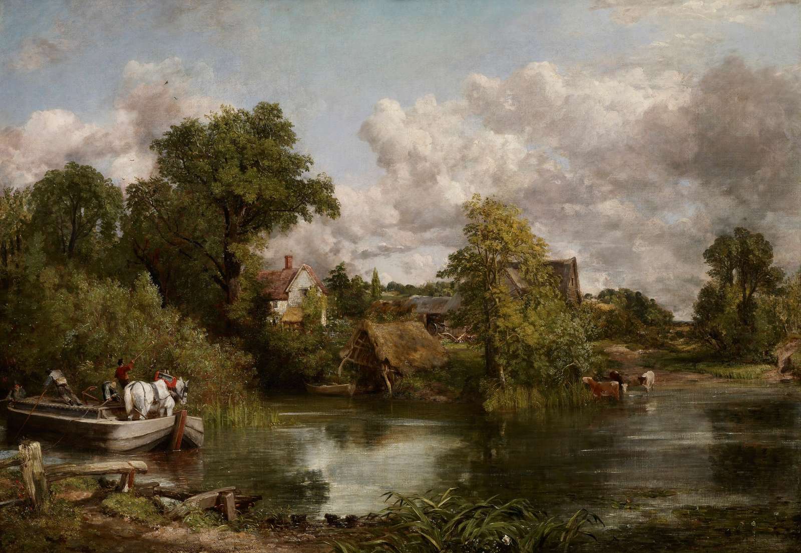 John Constable: Bílý kůň online puzzle