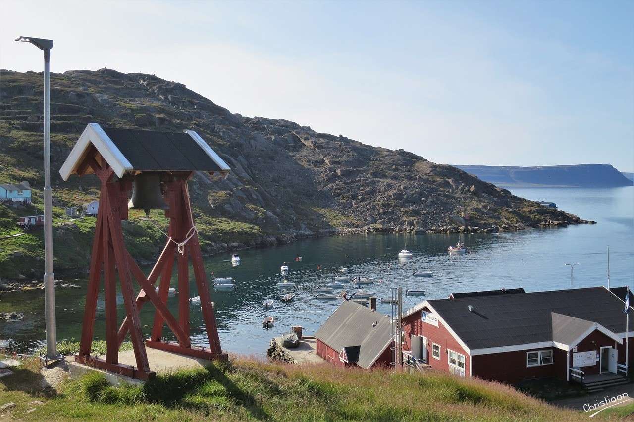 Село, Гренландия, Арктика онлайн пъзел