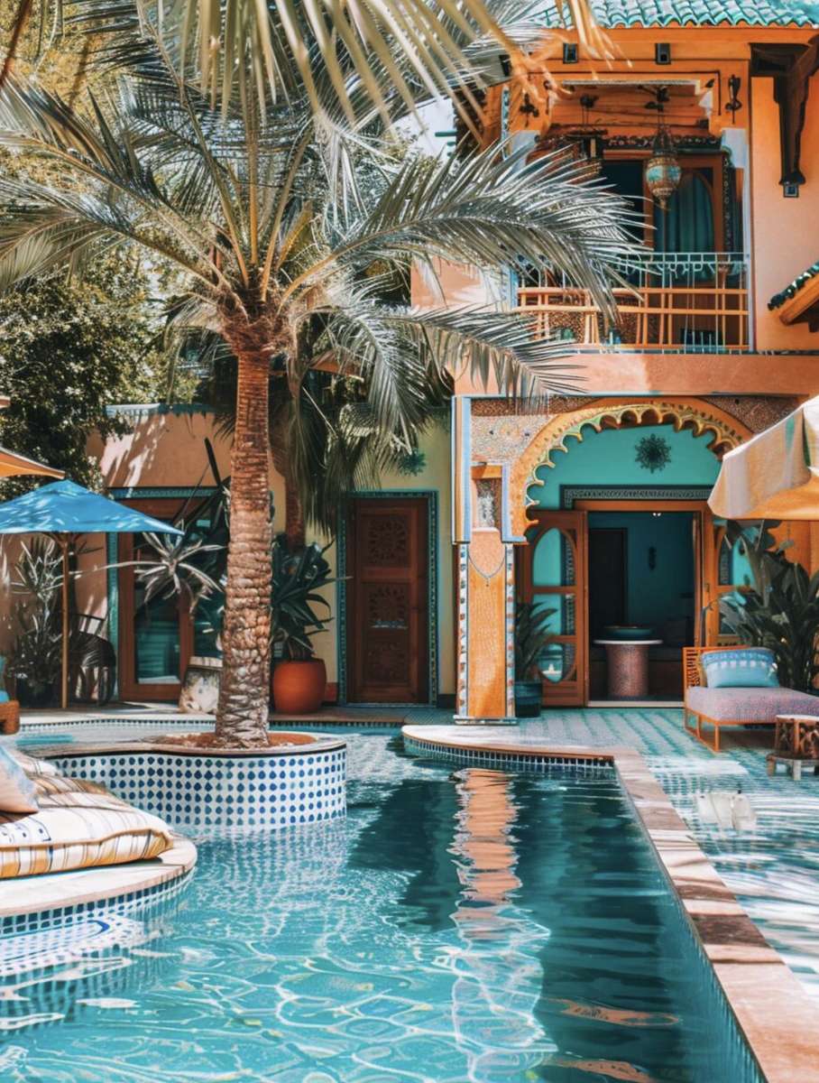 Hotel Marocain puzzle en ligne