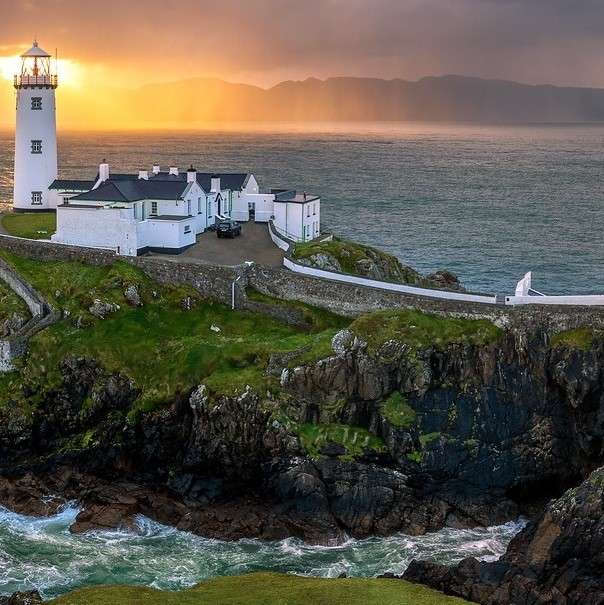 Fanad Head Leuchtturm Online-Puzzle