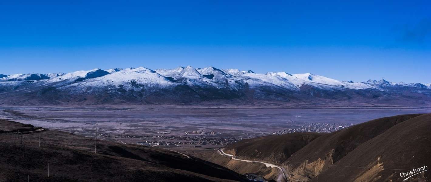 Litang, Dawn, Tibet road pussel på nätet