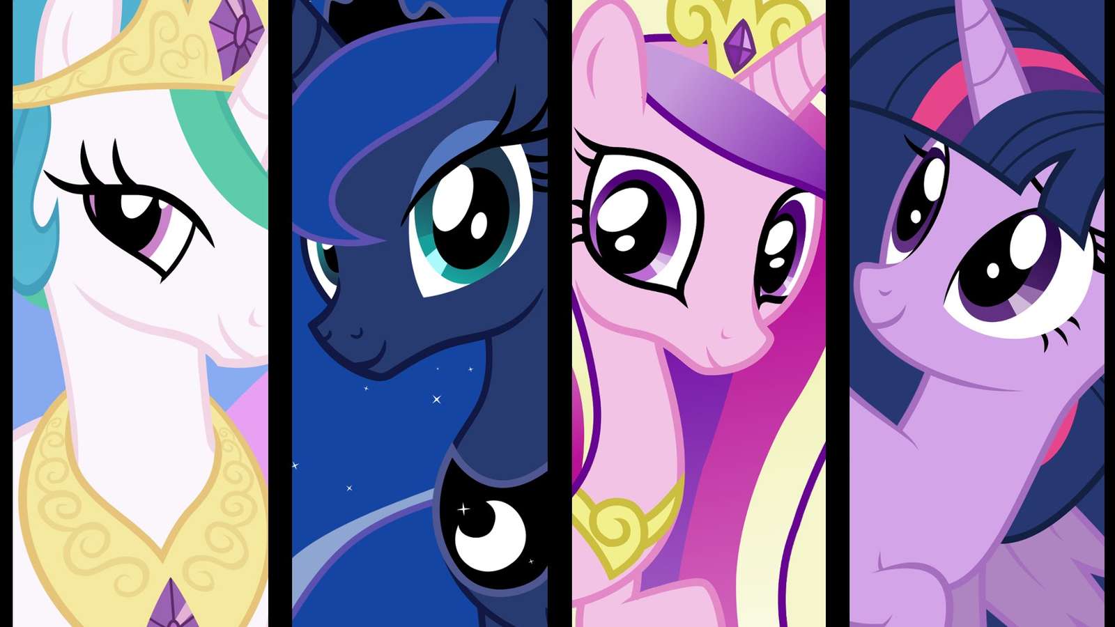 De prinsessen van Equestria legpuzzel online