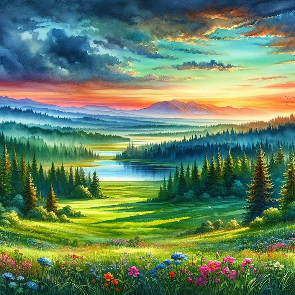 Breathtaking Nature Scene online puzzle