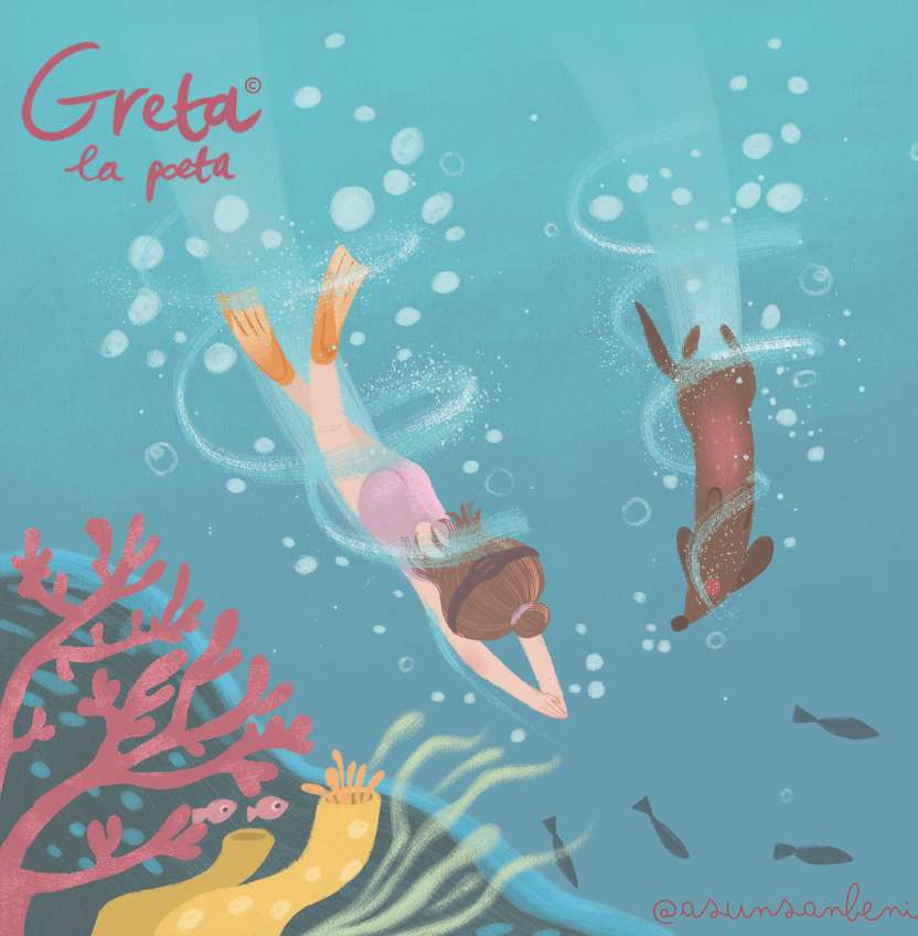 Greta, la poeta rompecabezas en línea