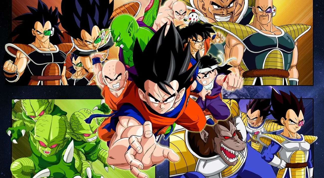 goku saga sayan pussel på nätet