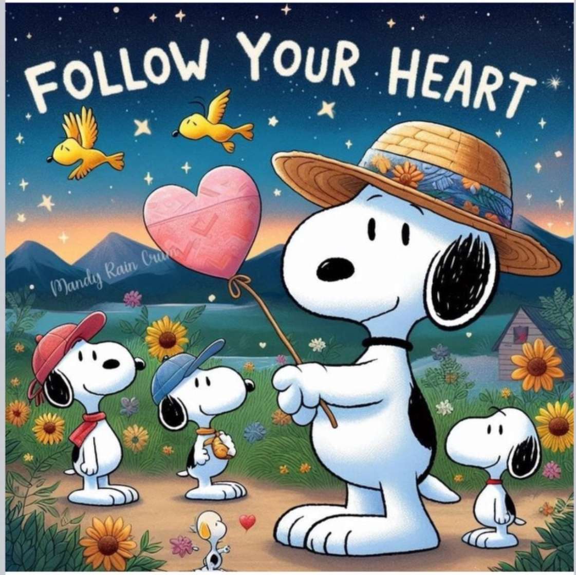 Big Snoopy and his little snoops. online puzzle