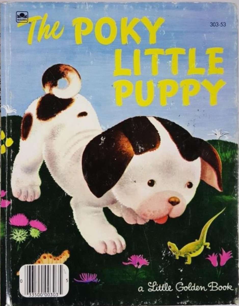 The Poky Little Puppy Sees a Salamander. online puzzle