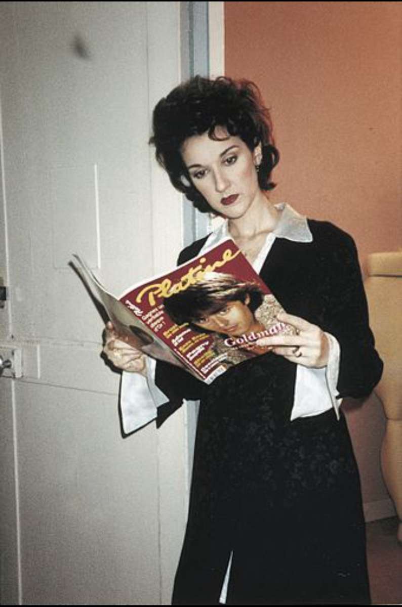 Celine Dion Reading Magazine 1994 Jahr Online-Puzzle