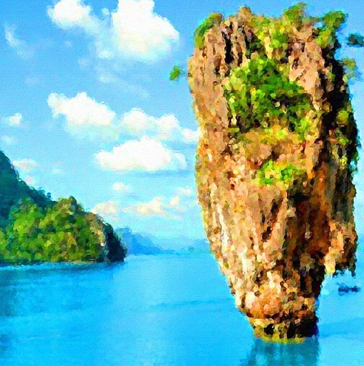 Phang Nga Bay near Khao Lak online puzzle