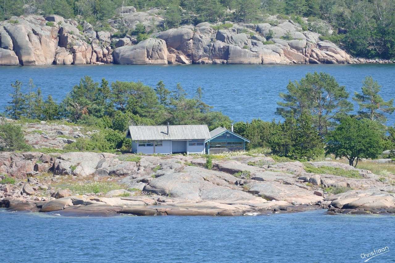 Schweden, Stockholm, Insel. Online-Puzzle