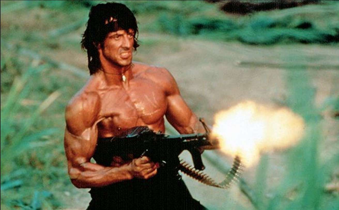 Sylvester Stallone, Rambo Il primo sangue 1982 puzzle online