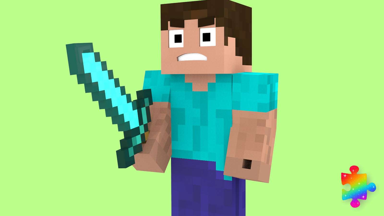 minecraft steve rompecabezas en línea