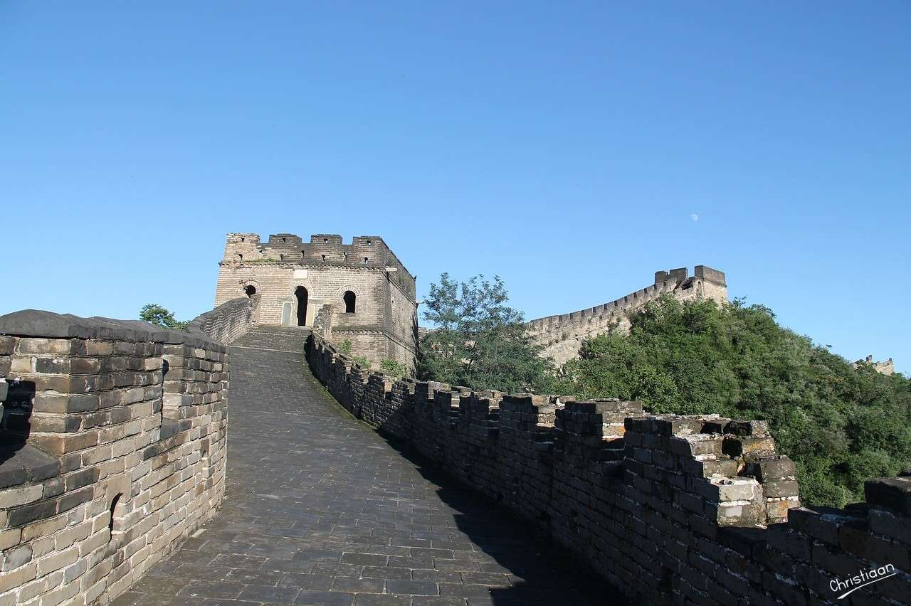 Grande Muraglia, Grande Muraglia di Mutianyu, Cina. puzzle online