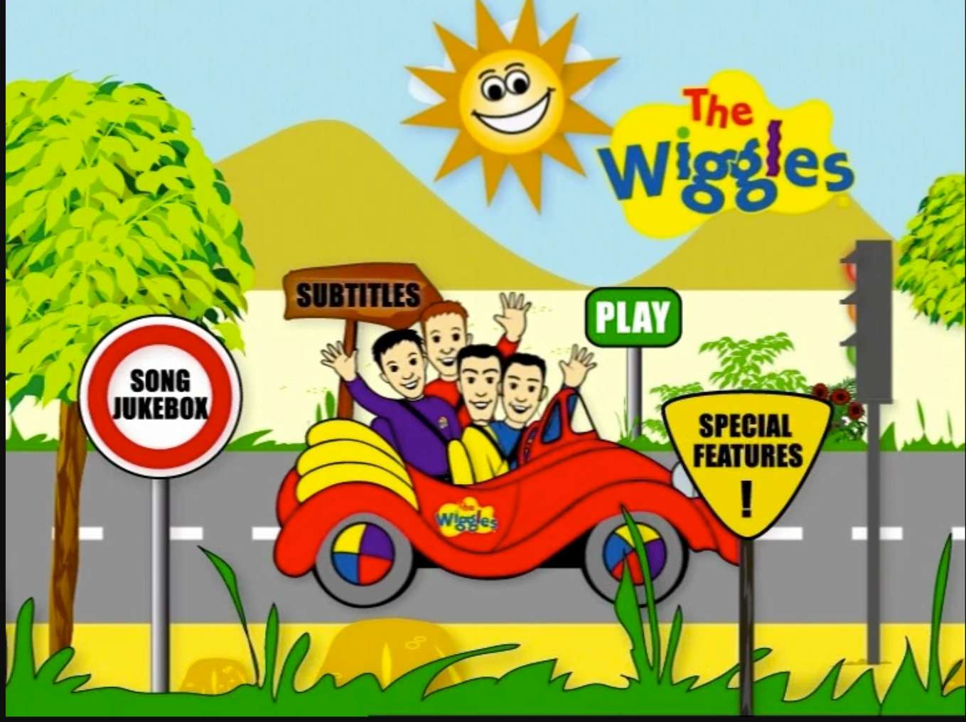 Toot Toot Wiggles DVD menü 1998/1999 kirakós online