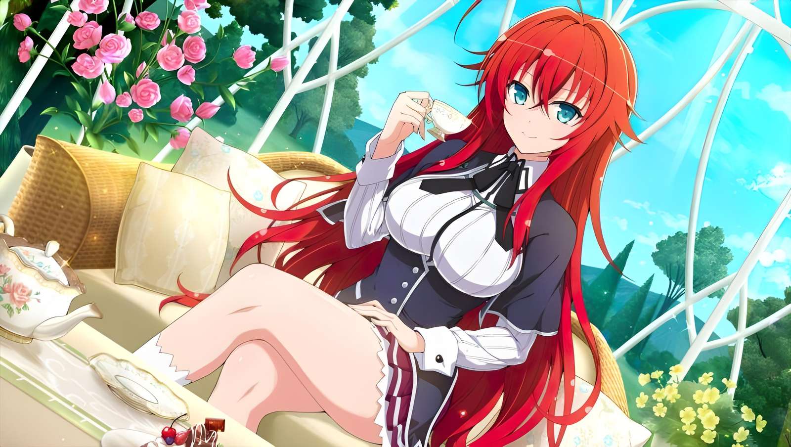 Rias Gremory. rompecabezas en línea