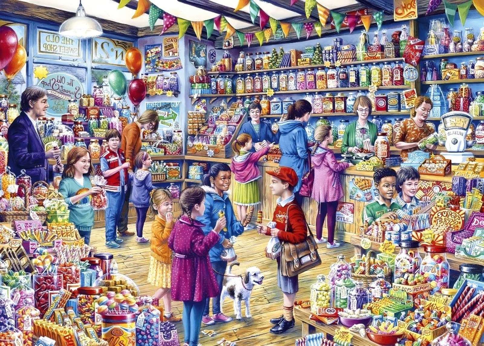 To the store for sweets jigsaw puzzle online