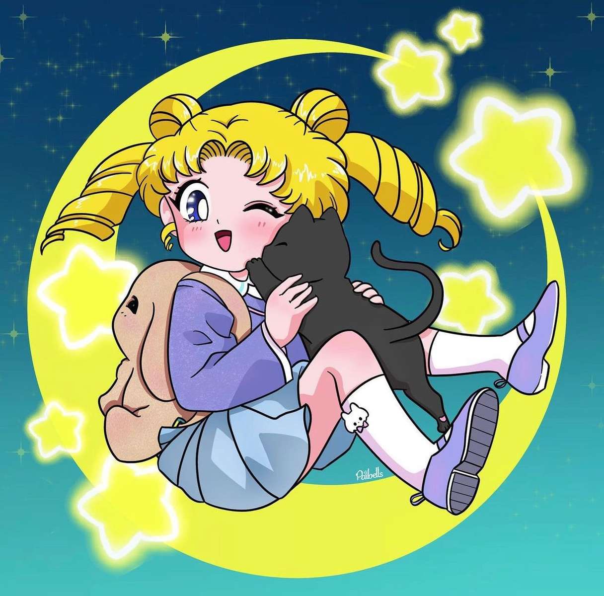 Sailor Moon пазл онлайн