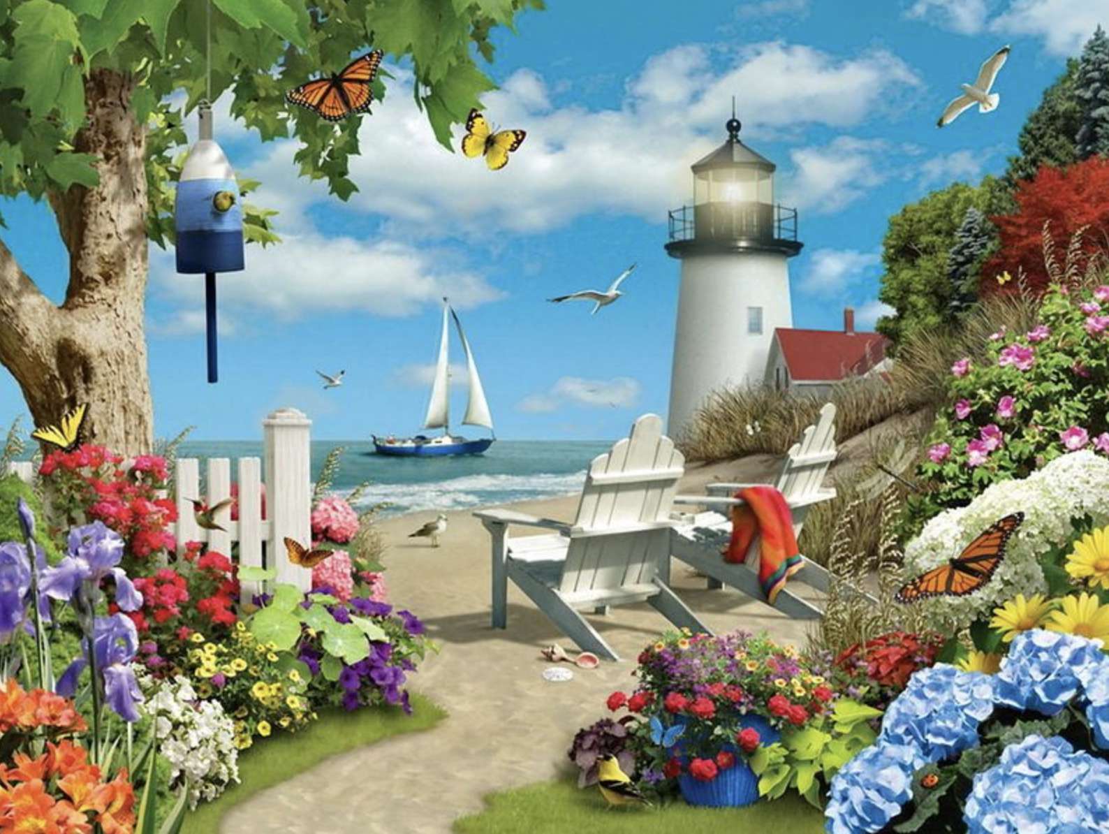 Un petit coin tranquille jigsaw puzzle online