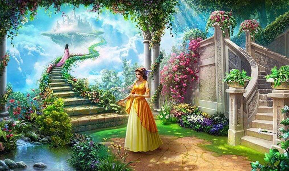 walk of a princess jigsaw puzzle online