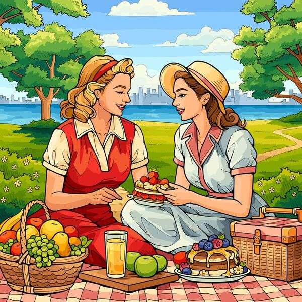 Prieteni de picnic puzzle online