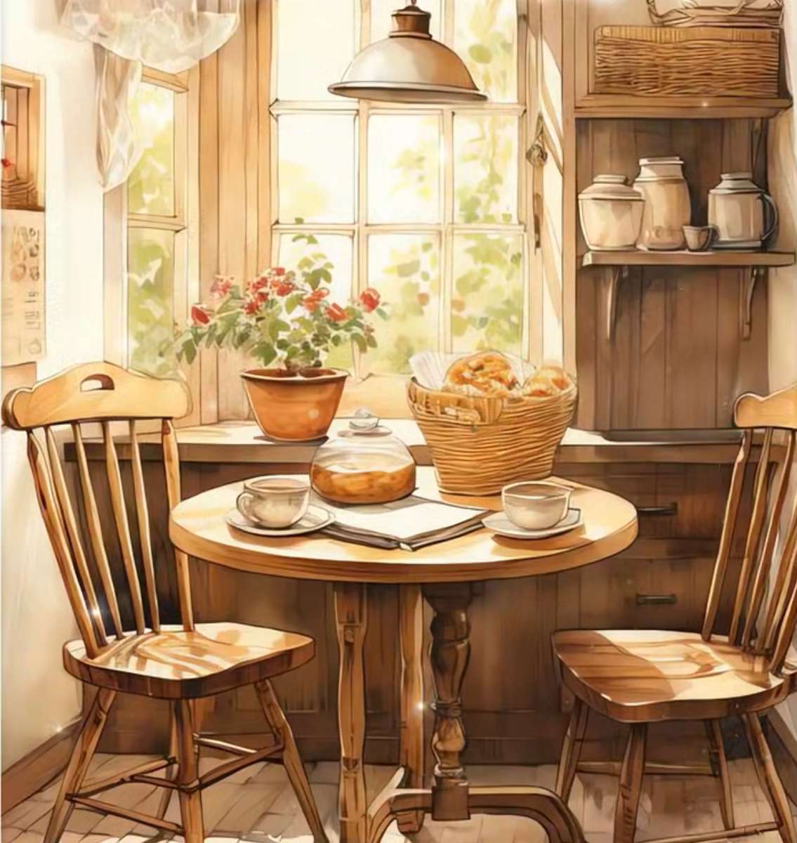 Country Breakfast Nook online puzzle